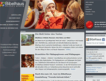Tablet Screenshot of bibelhaus-frankfurt.de
